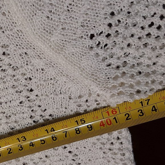 SALE EUC Beautiful Nic+Zoe Crochet Sweater Size PP - Picture 3 of 8